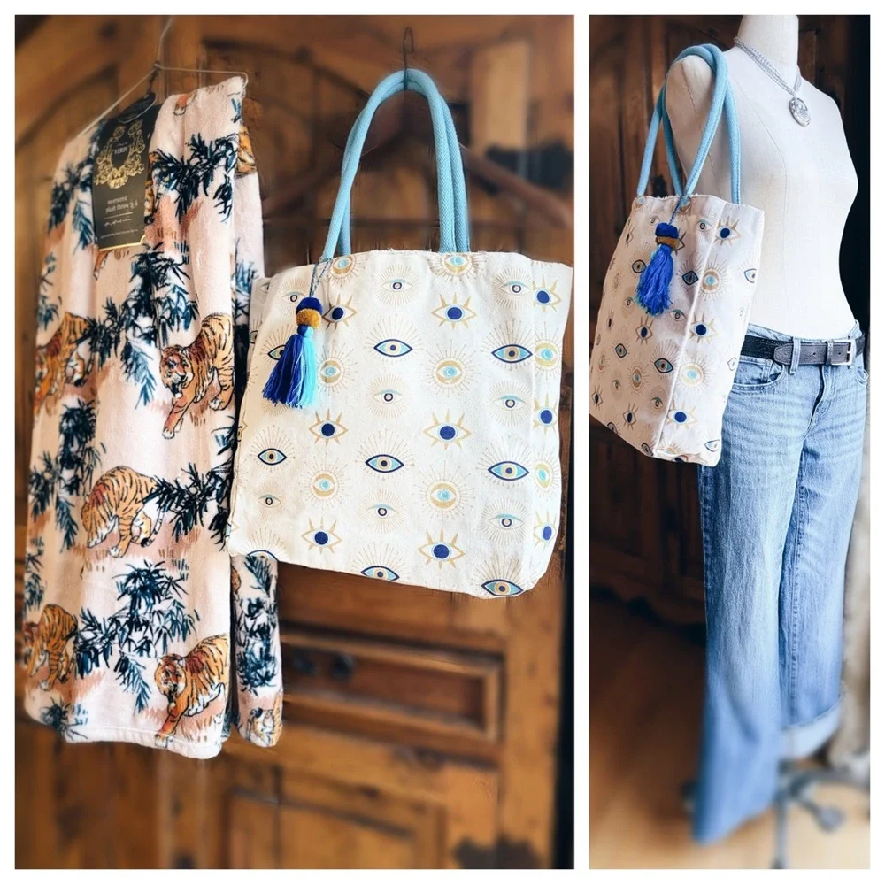 Blanket and Tote  Two Piece